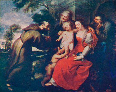 La Sainte Famille avec les saints François et Anne et le petit saint Jean-Baptiste, vers 1630 - Peter Paul Rubens