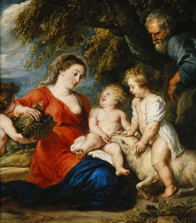 La Sainte Famille avec le Petit Saint Jean-Baptiste - Peter Paul Rubens