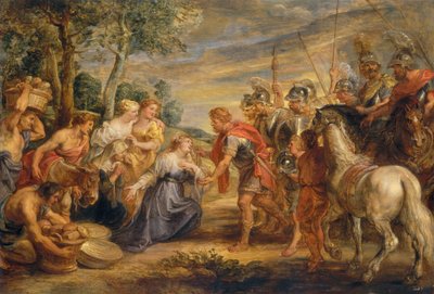 La Rencontre de David et Abigail - Peter Paul Rubens