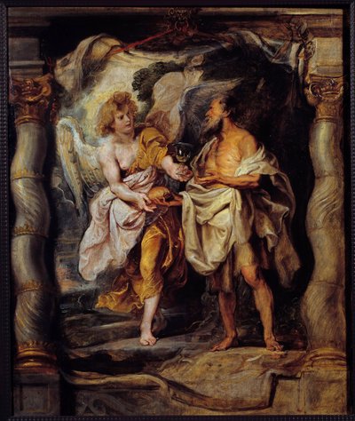 Le prophète Élie reçoit du pain et de l