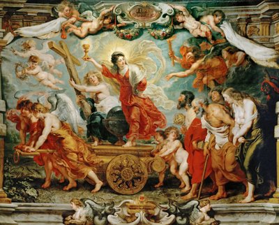 Triomphe de la foi. Allégorie de la victoire de la foi catholique sur la Réforme - Peter Paul Rubens