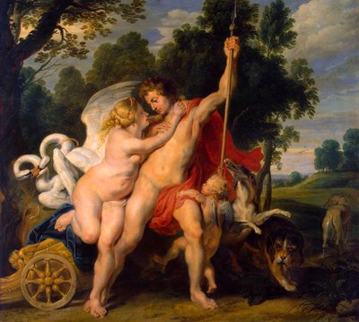 Vénus et Adonis, vers 1614 - Peter Paul Rubens