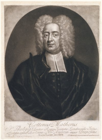 Cotton Mather, 1728 - Peter Pelham