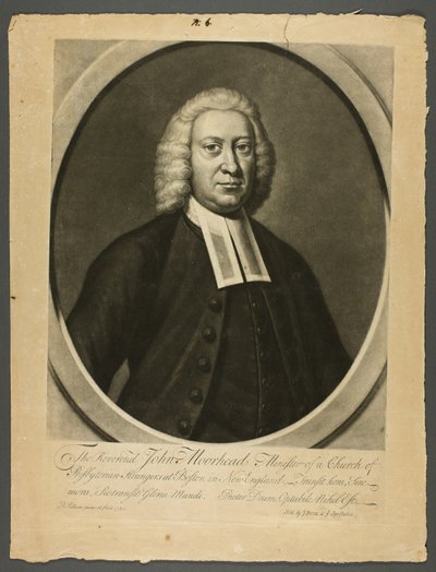 Révérend John Moorhead - Peter Pelham
