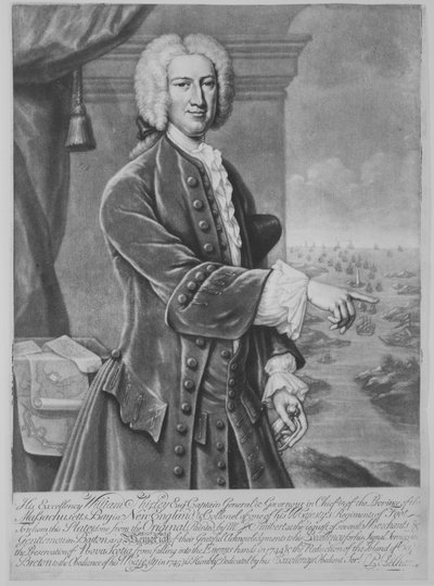 William Shirley, Gouverneur du Massachusetts, 1747 - Peter Pelham