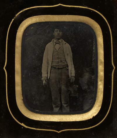 Homme avec Seau et Pinceau, fin des années 1850-60 - Peter Ralston