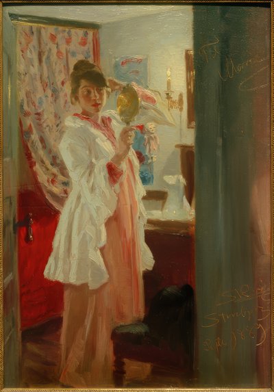 Intérieur. La femme de l