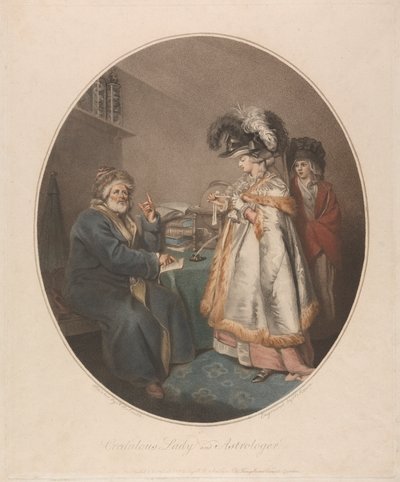 Dame crédule et astrologue - Peter Simon