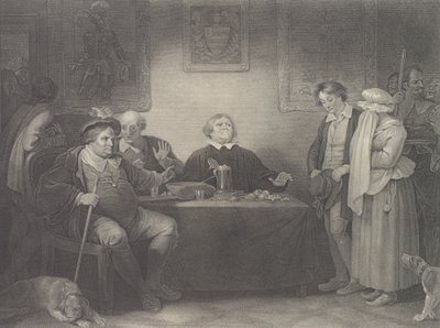 Les Sept Âges, Cinquième Âge : La Justice Shakespeare, Comme Vous..., première publication 1801, réédité 1852 - Peter Simon
