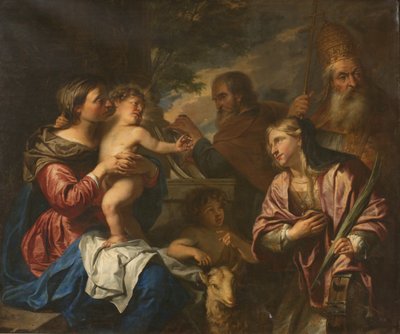 Le mariage mystique de Sainte Catherine - Peter Thys