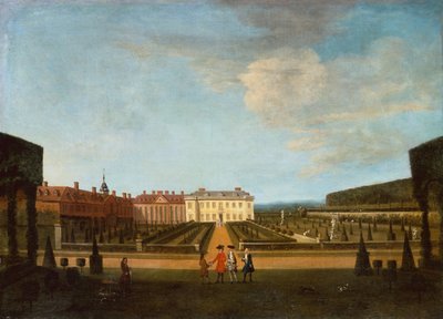 Vue du jardin et du parterre principal de Winchendon House - Peter Tillemans