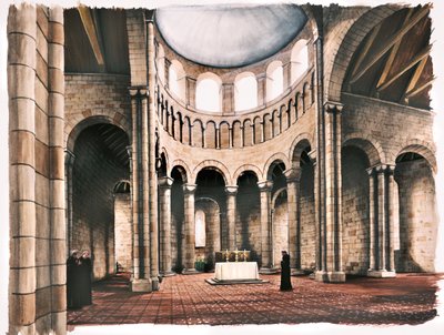 Abbaye de Battle, XIIe siècle, vers 1990-2010 - Peter Urmston