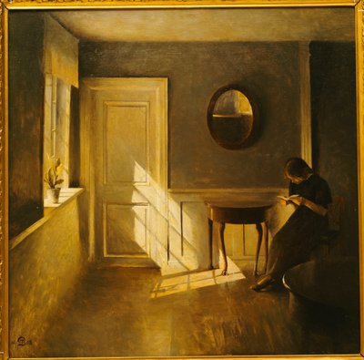 Une fille lisant à l