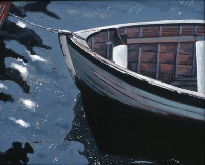 Dockside : Stockholm, 2004 (huile sur toile) - Peter Wilson