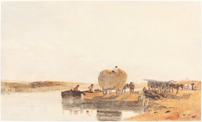 Soirée sur le Foss Dyke près de Lincoln - Peter de Wint