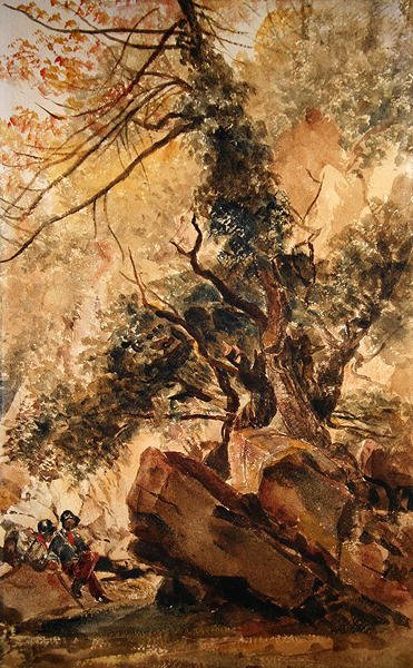 Le Dingle à Badger, près de Bridgnorth, Shropshire - Peter de Wint