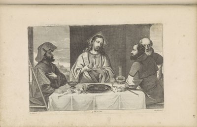Repas à Emmaüs - Peter van Liesebetten