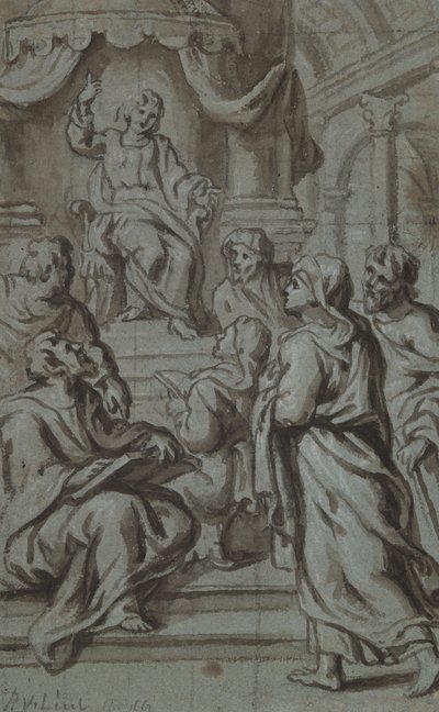 Le Christ parmi les Docteurs - Peter van Lint