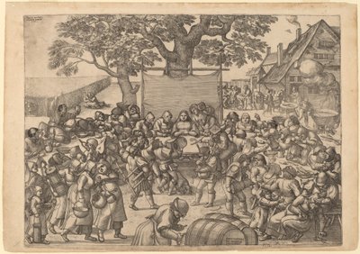 Le Grand Festin Rustique de Mariage - Peter van der Borcht