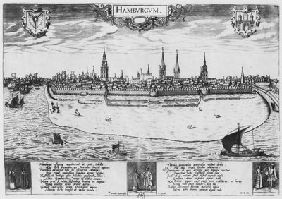 Vue de Hambourg - Peter van der Doort