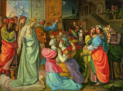 La parabole des vierges sages et folles (inachevé) - Peter von Cornelius