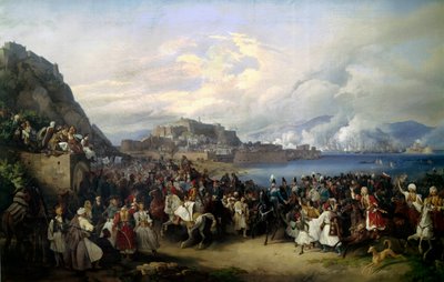 Le prince Othon (1815-1867), fils de Louis Ier de Bavière, débarque à Nauplie le 6/02/1833 et devient roi de Grèce - Peter von Hess