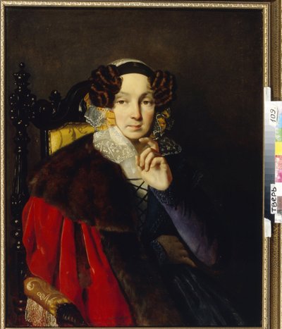 Portrait de M.I.Zhadimirovskaya - Petr Vasilievich Basin
