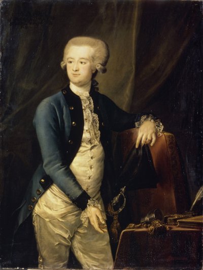 Portrait du baron Pyotr Fyodorovich Maltitz 1753-1826, 1785 - Petro Semyonovich Drozhdin