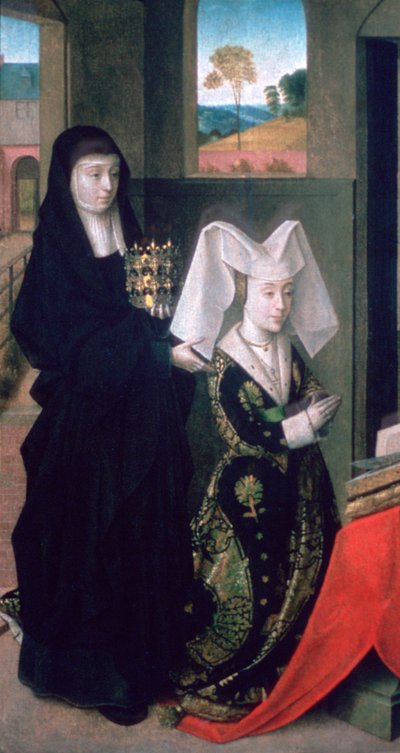 Isabelle de Portugal avec Sainte Élisabeth - Petrus Christus