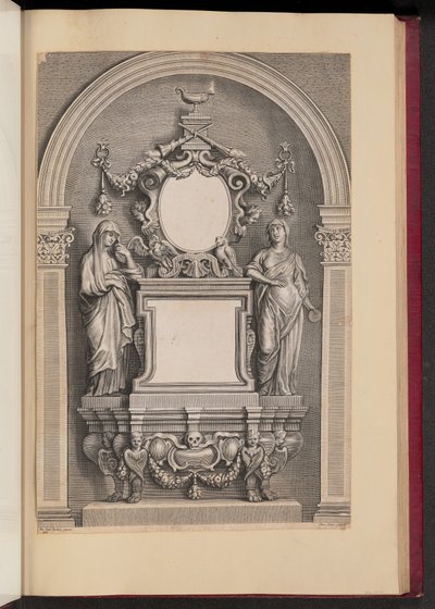 Épitaphe de Rubens - Petrus Clouet after Sir Peter Paul Rubens