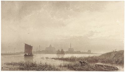 Vue de Veere - Petrus Franciscus Greive
