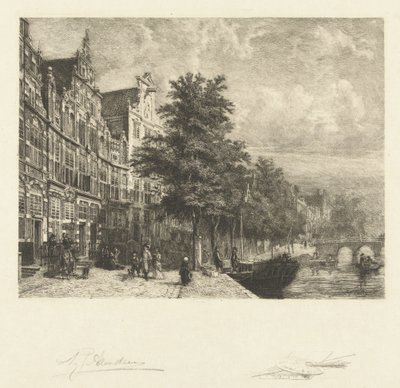 Vue sur le Herengracht - Petrus Johannes Arendzen