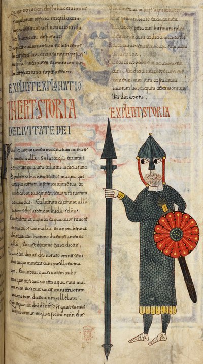 Un soldat wisigoth vêtu d