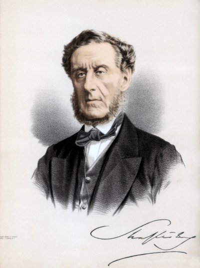 Anthony Ashley Cooper, 7ème comte de Shaftesbury, homme politique et philanthrope anglais, vers 1890 - Petter and Galpin Cassell