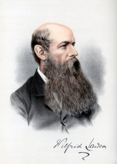 Sir Wilfrid Lawson, homme politique britannique et militant pour la tempérance, vers 1890 - Petter and Galpin Cassell