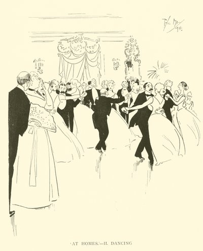Caricature de Phil May, des années 1890 - Phil May