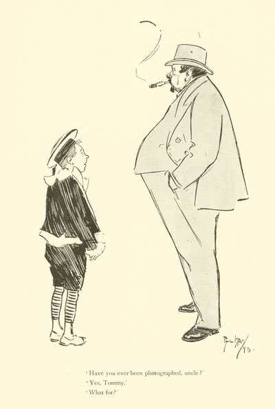Caricature de Phil May, des années 1890 - Phil May
