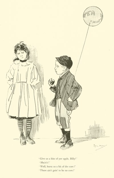 Caricature de Phil May, des années 1890 - Phil May
