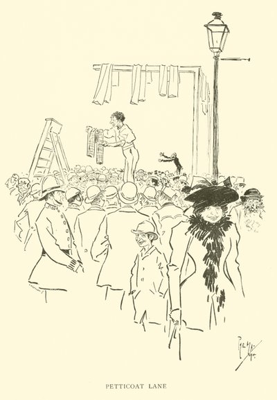 Caricature de Phil May, des années 1890 - Phil May