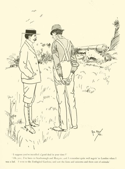 Dessin humoristique des années 1890 - Phil May