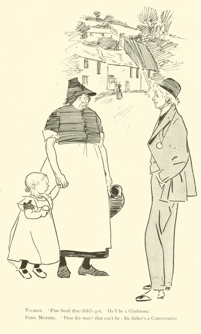 Dessin humoristique des années 1890 - Phil May