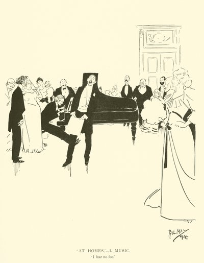 Caricature de Phil May, des années 1890 - Phil May