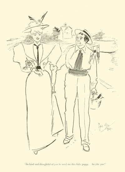 Caricature de Phil May, des années 1890 - Phil May