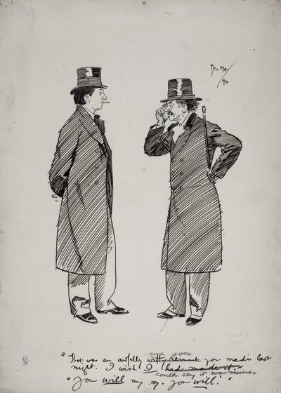 Oscar Wilde et Whistler - Phil May