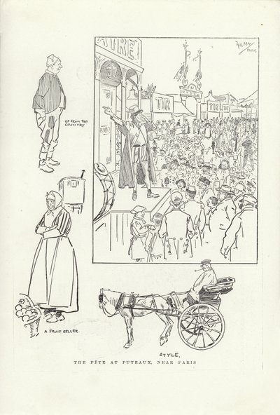 La fête à Puteaux, près de Paris - Phil May