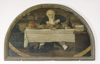 Au Gourmand; Enseigne pour le marchand de denrées comestibles Corcellet - Philibert Louis Debucourt