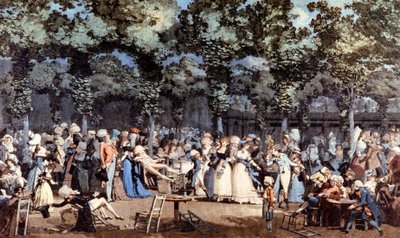 Fête au Palais Royal, Paris - Philibert Louis Debucourt