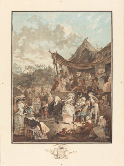 Le Menuet de la mariée - Philibert Louis Debucourt
