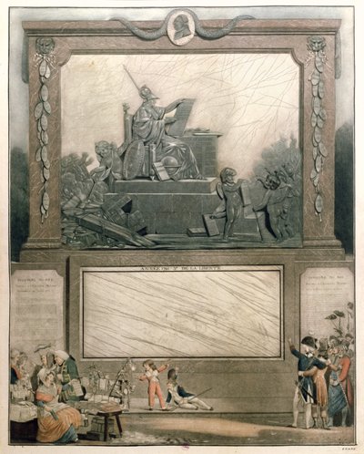 Almanach national pour 1791, dédié aux amis de la Constitution, 1790 - Philibert Louis Debucourt