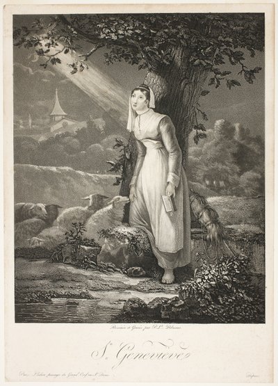 Sainte Geneviève - Philibert Louis Debucourt